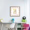 Stupell Industries Bunny on Pink Argyle Floating Frame, design by Lee Ann Sanders